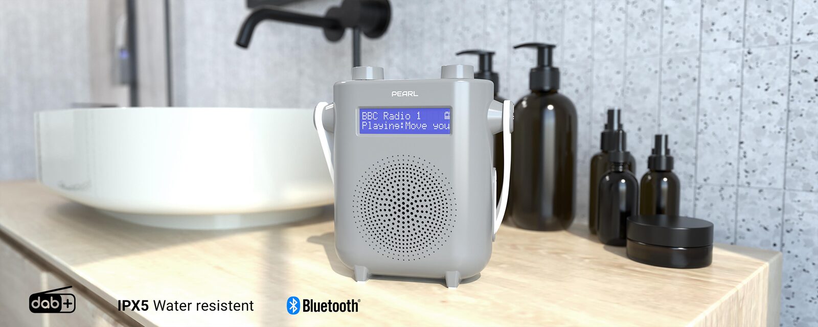 Pearl P1 Shower Radio!
