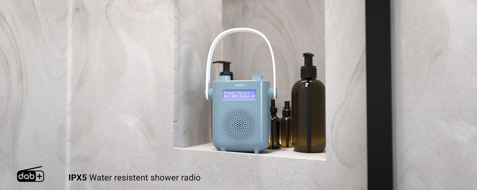 Pearl P1 Shower Radio!